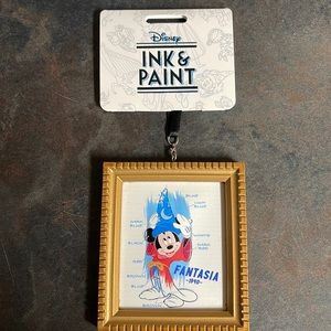 Disney Sorcerer Mickey Fantasia Ink Paint Ornament